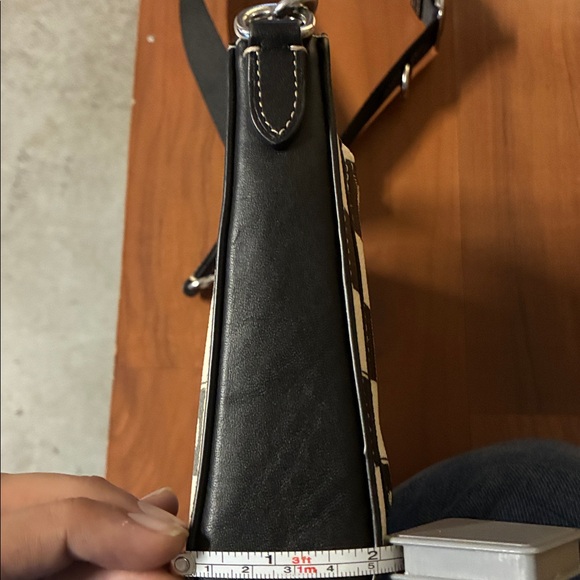 Coach Checkered Black and White Crossbody Bag - Picture 6 of 6